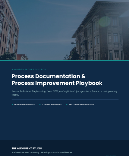 Process Documentation & Process Improvement Playbook: Proven Industrial Engineering, Lean BPM, and Agile tools for operators, founders, and growing teams